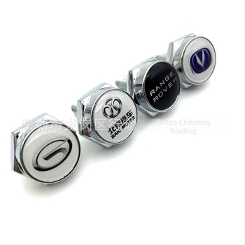 Nehrđajući čelični vijci za montažu registarske tablice s zaštitnim brtvama protiv krađe i kapicama za okvire registarskih tablica Chang'an; univerzalna kompatibilnost