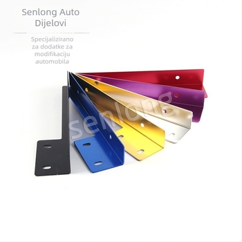 Senlong L-tip modificirani okvir za registarsku pločicu, aluminijska legura 6061/6063, univerzalna kompatibilnost