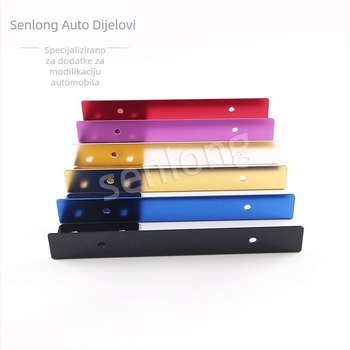 Senlong L-tip modificirani okvir za registarsku pločicu, aluminijska legura 6061/6063, univerzalna kompatibilnost