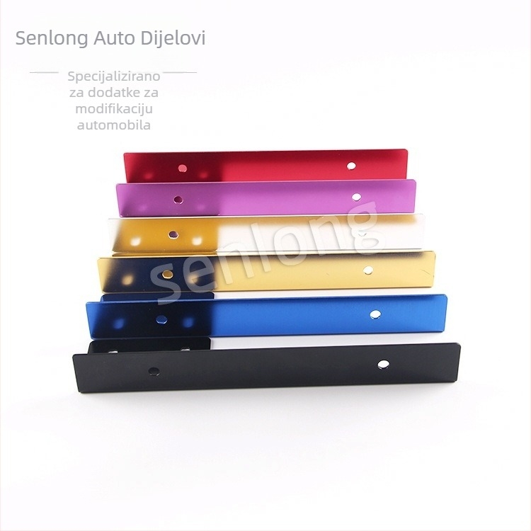 Senlong L-tip modificirani okvir za registarsku pločicu, aluminijska legura 6061/6063, univerzalna kompatibilnost