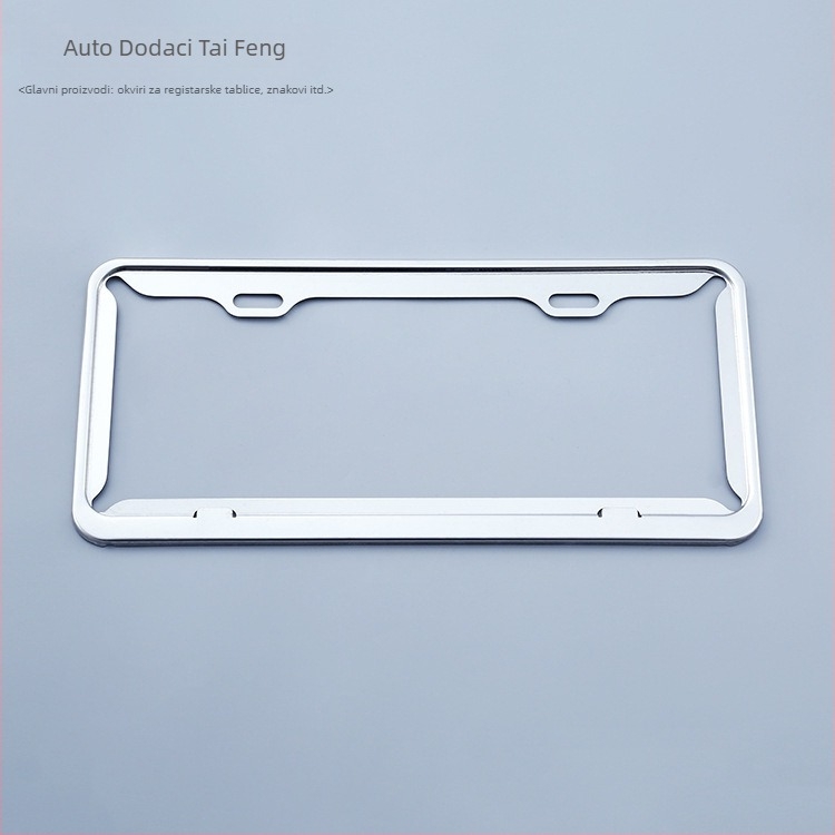 TF-3 okvir za registarsku pločicu od nehrđajućeg čelika, Tajvansko tip, Taifeng marka