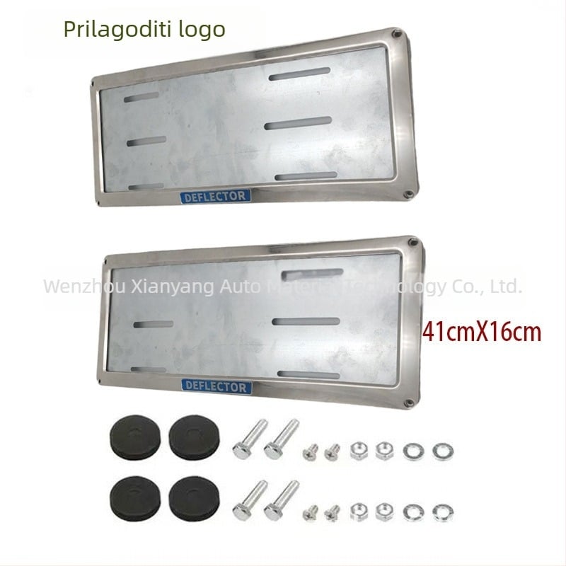 Okvir registarske pločice za filipinsko nacionalno vozilo – nehrđajući čelik, model XY, broj dijela LG