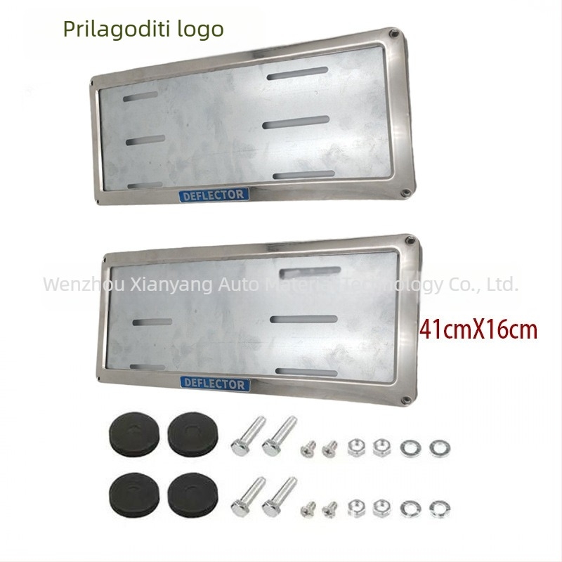 Okvir registarske pločice za filipinsko nacionalno vozilo – nehrđajući čelik, model XY, broj dijela LG