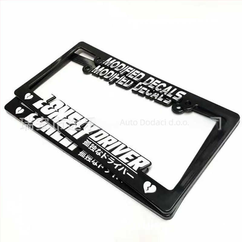 Tim Mei TM-M-01 ABS plastični okvir za registarsku pločicu – opći tip, dodatak M-01