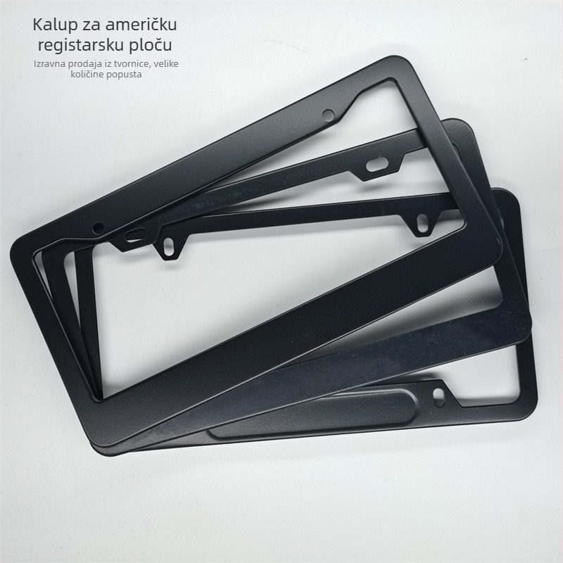 Okvir za registarsku pločicu automobila od aluminijske legure, marka Gert, autorizirane privatne marke