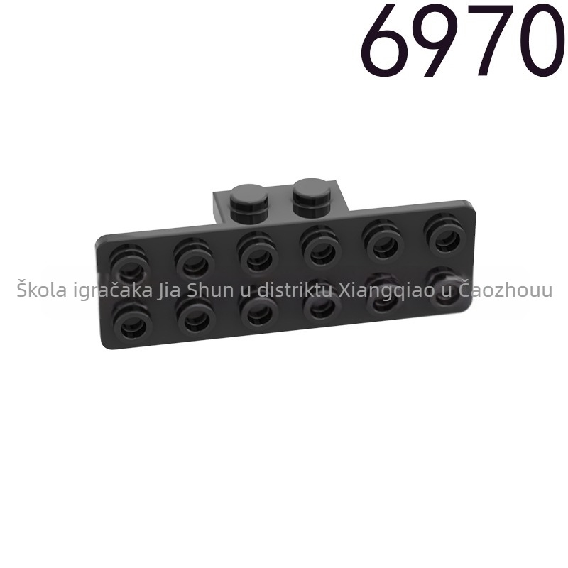 Gradbeni blokovi 6970 – osnovni dijelovi, kutna ploča 1x2–2x6, nosač, plastika, 0–38 komada, za DIY