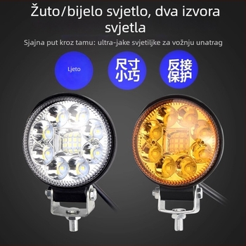 Kamionski LED reflektor za vožnju unatrag, 12/24V, 6W, aluminijsko kućište, 12 LED
