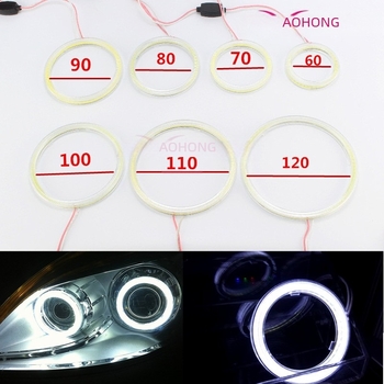 Automobilska LED svjetla za maglu COB Angel Eye, model Angel Eye circle COB, snaga 10W, napon 12V, svjetlosni tok 400 lm, materijal plastika + COB
