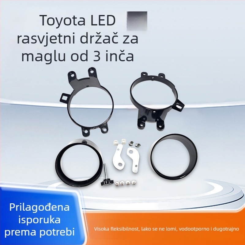 LED držač za svjetla magle s dvostrukim osvjetljenjem za Toyota vozila, plastična konstrukcija, trajanje 30.000 sati
