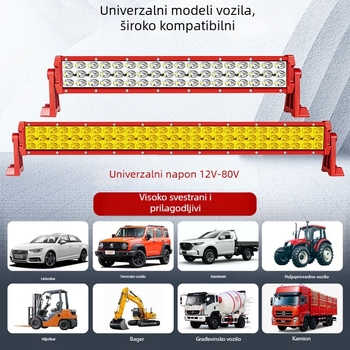 Nove LED trake rasvjeta za terenska vozila, kamione i građevinska vozila – prednji branik i glavna svjetla