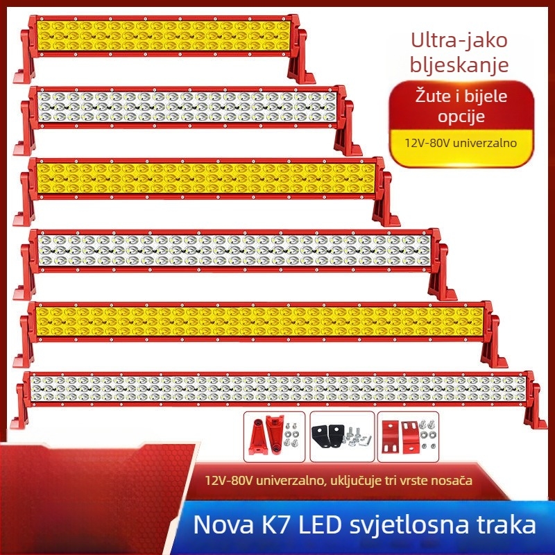 Nove LED trake rasvjeta za terenska vozila, kamione i građevinska vozila – prednji branik i glavna svjetla