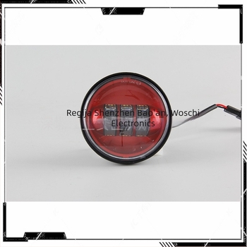 Prednje LED svjetlo za maglu, 30W, 1400 lm, 12-24V, lijevano aluminijsko, kompatibilno s Harley-Davidson Road King Fat Boy