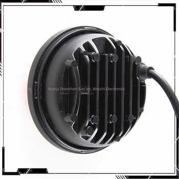 Prednje LED svjetlo za maglu, 30W, 1400 lm, 12-24V, lijevano aluminijsko, kompatibilno s Harley-Davidson Road King Fat Boy