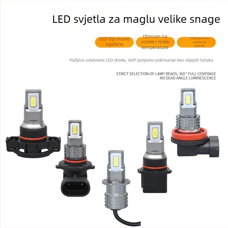 LED prednja svjetla za maglu 3570 visoke snage H3 H4 H7 H8 H11 9005 9006 H16
