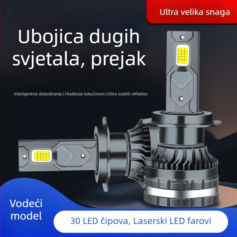 LED svjetla za maglu za auto K3 sa H1, H7, H4, 9005, 9012 i H11 – integrirano osvjetljenje