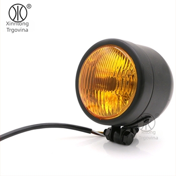 XRL-128 Motociklistički far, 55W, 12V, aluminijska legura, izvor svjetla: žarulja