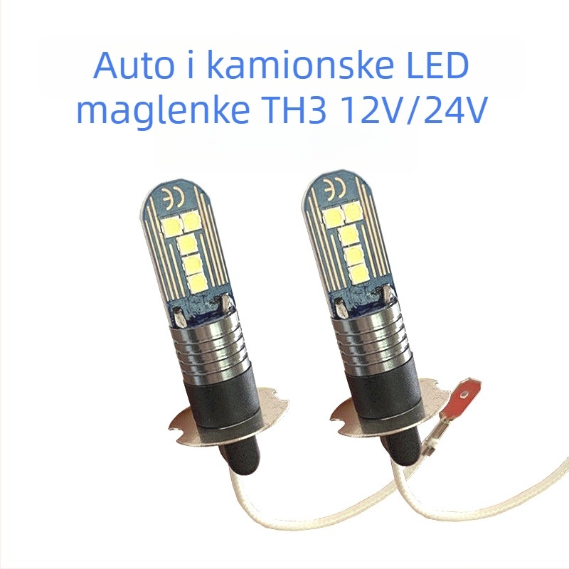 LED svjetlo za maglu H3 za automobil i kamion, 12-36V, 15W, 750 lm, 6500K
