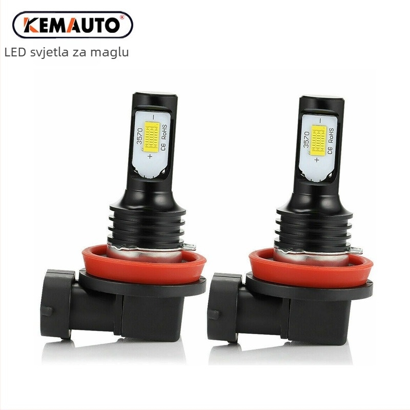 Automobilski LED svjetla za maglu, modeli H11, 881, H3, 5202, visoke snage H16 i H8