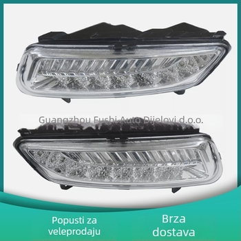 FUSDAR LED prednje svjetlo za maglu za Volkswagen Polo Hatchback 2010-2013, PC+ABS kućište, kompatibilno Polo