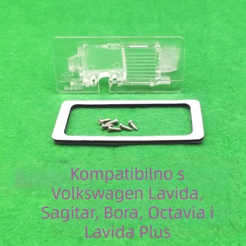 Držač za dash cam i reverziju kamere za VW modele Lavida, Bora, Sagitar, Ming Rui; leća za stražnje gledanje i svjetlo registarske pločice.