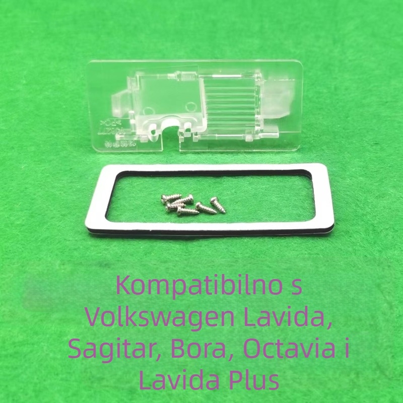 Držač za dash cam i reverziju kamere za VW modele Lavida, Bora, Sagitar, Ming Rui; leća za stražnje gledanje i svjetlo registarske pločice.