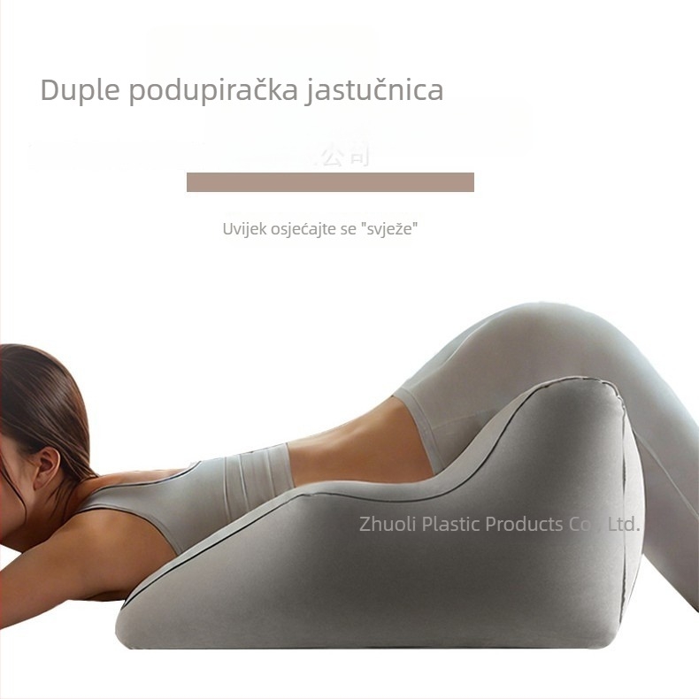 Jastuk za potporu struka – napunjen zrakom, poliester navlaka, spojena tkanina, jednobojni uzorak Zhuoli