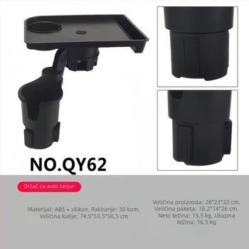 Podlaktna ploča za auto, mala pločica za prednja i zadnja sjedala, stol za jelo, držač za telefon, model Qy62
