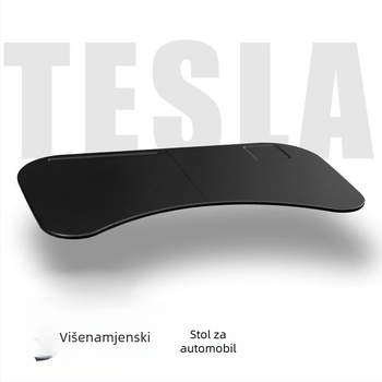 FRINS Skidiva auto stolić za Tesla Model 3/Y, karbonski uzorak, PVC, model FR-21006, prilagođavanje i ispis logotipa