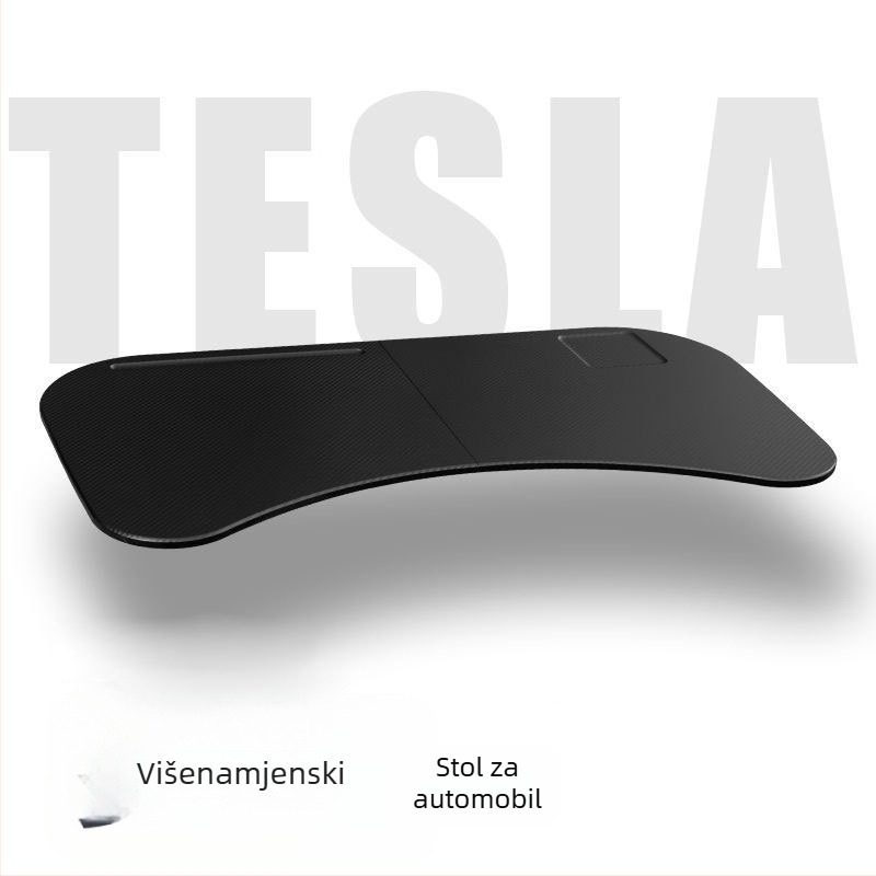 FRINS Skidiva auto stolić za Tesla Model 3/Y, karbonski uzorak, PVC, model FR-21006, prilagođavanje i ispis logotipa