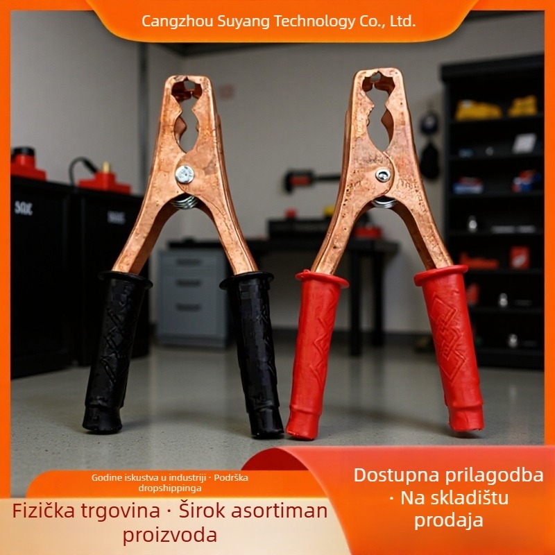 Auto baterijski klip s aligator klipsom, spojni kabel, model 008