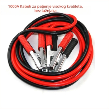 Autostart kabel za automobil, bakreni vodiči, teški, 1000A