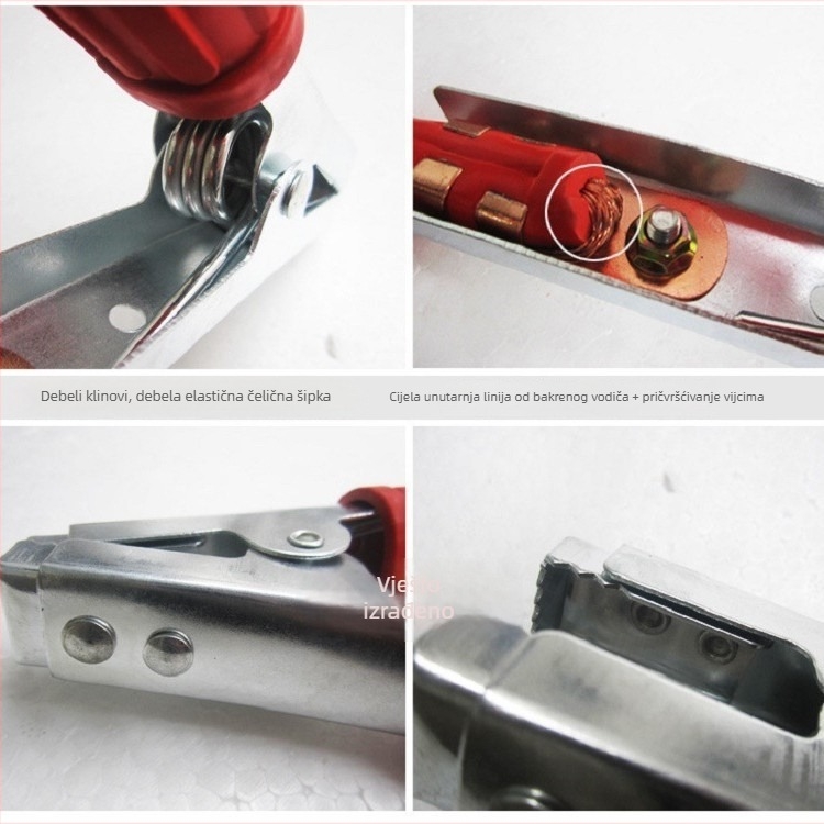 Autostart kabel za automobil, bakreni vodiči, teški, 1000A