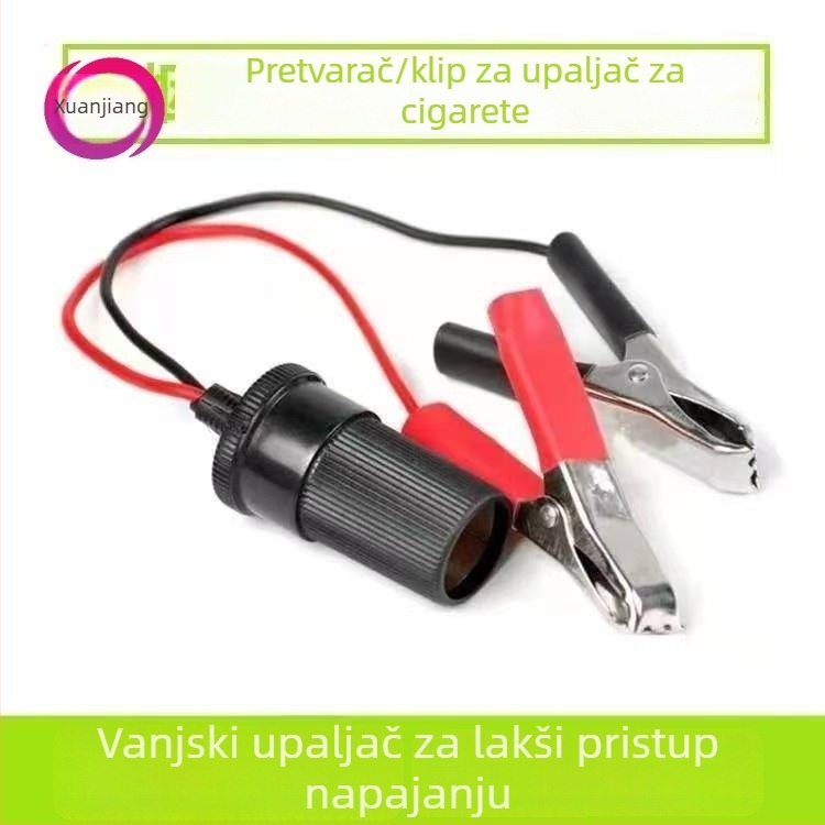 Wandering Star Pretvarač klips baterije automobila na utičnicu za upaljač — bakarno obloženi aluminij, prilagodljiv