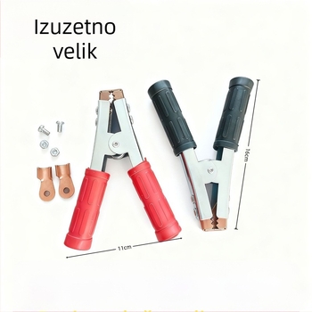 Klema baterije od čistog bakra, visok protok struje, za automobilno pokretanje – aligator klip, sklopka za punjenje, model A04