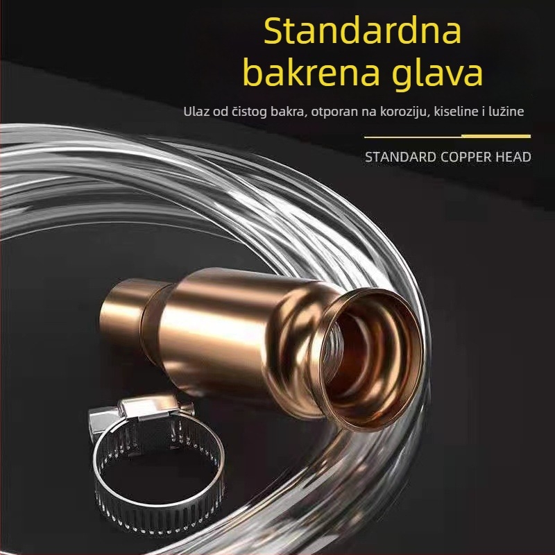 Ručna pumpa za samonasavljenje za dizel, ulje, vodu i ureu — bakrena glava, cijev za ureu, pogodna za velike kamione