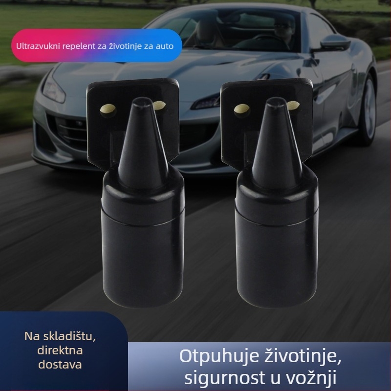 Automobilski repelent za životinje, Ultrazvučni, napajanje vjetrom, za vanjsku upotrebu, ABS materijal, mogućnost prilagođavanja