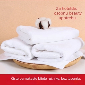 Ručnik za lice s toplom kompresijom, 100% pamuk, 50–80 g, 14 vlakana, za hotele i salone ljepote