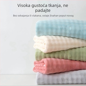Bubble Velvet kupaonski ručnik, antibakterijski, protiv grinja i mirisa, za odrasle, upija, brzo se suši, extra veliki, mekan