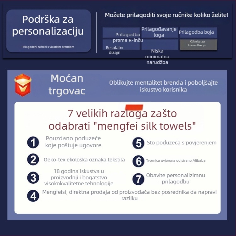 Prilagođeni ručnik za plažu i kupanje, žakard tkanina od 100% pamuka, Meng feisi