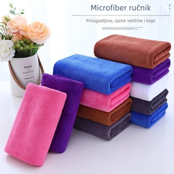 Mikrovlaknasti ručnik za kosu – turban za salon, debeo, 80–100 g, 150D vlakna