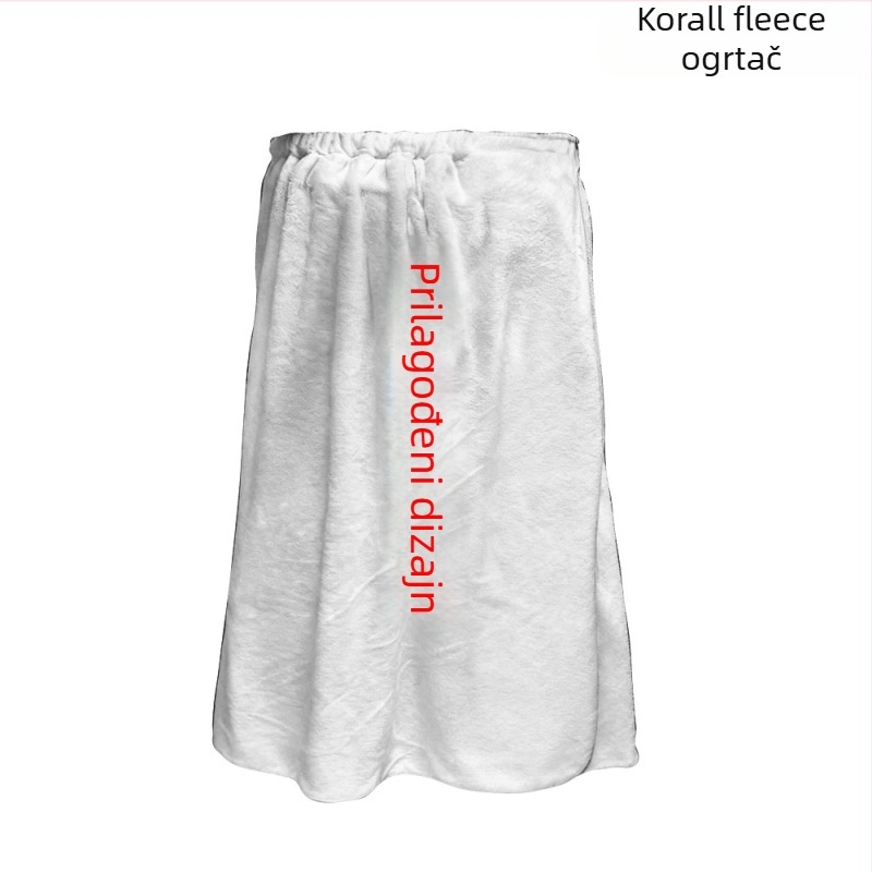 Kupaći ručnik od koralnog flisa, 200 g, 90% poliester / 10% pamuk, prilagodljivo, tisk logotipa