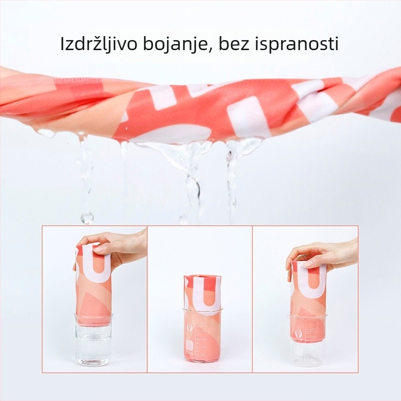 Sportski rashlađujući brzosušeći ručnik za badminton i trčanje, upijajući, prenosivi fitness ručnik, 140–170 g