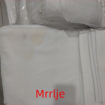 Bijeli hotelski ručnici od 100% pamuka, 35x75 cm, 200 g/m², druge kvalitete s blagim manama