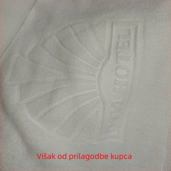 Bijeli hotelski ručnici od 100% pamuka, 35x75 cm, 200 g/m², druge kvalitete s blagim manama