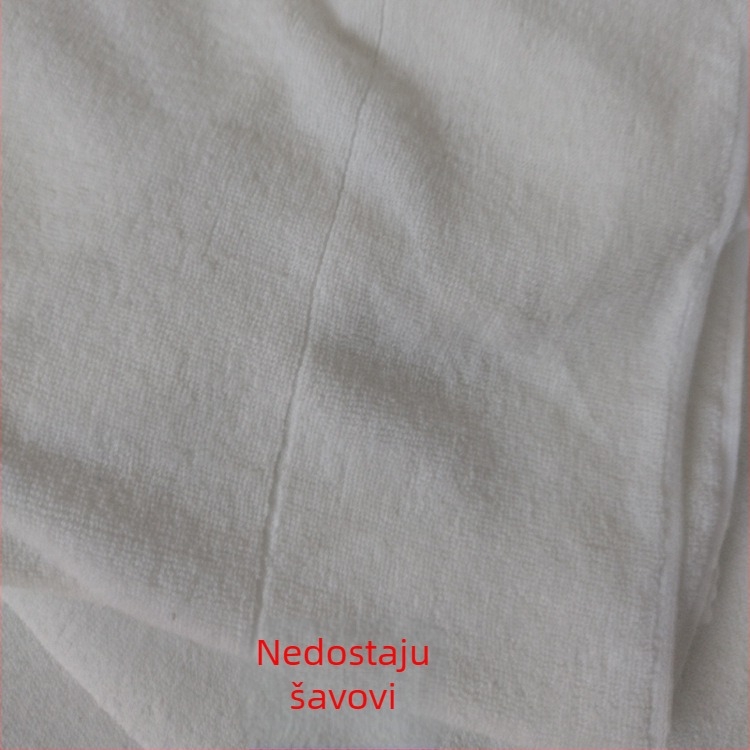 Bijeli hotelski ručnici od 100% pamuka, 35x75 cm, 200 g/m², druge kvalitete s blagim manama