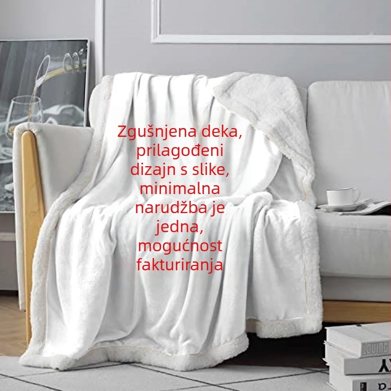 Personalizirana deka s digitalnim printom (Poliester, 500–799 g/m², prilagodljivo po slici, modernog stila, premium kvalitete)