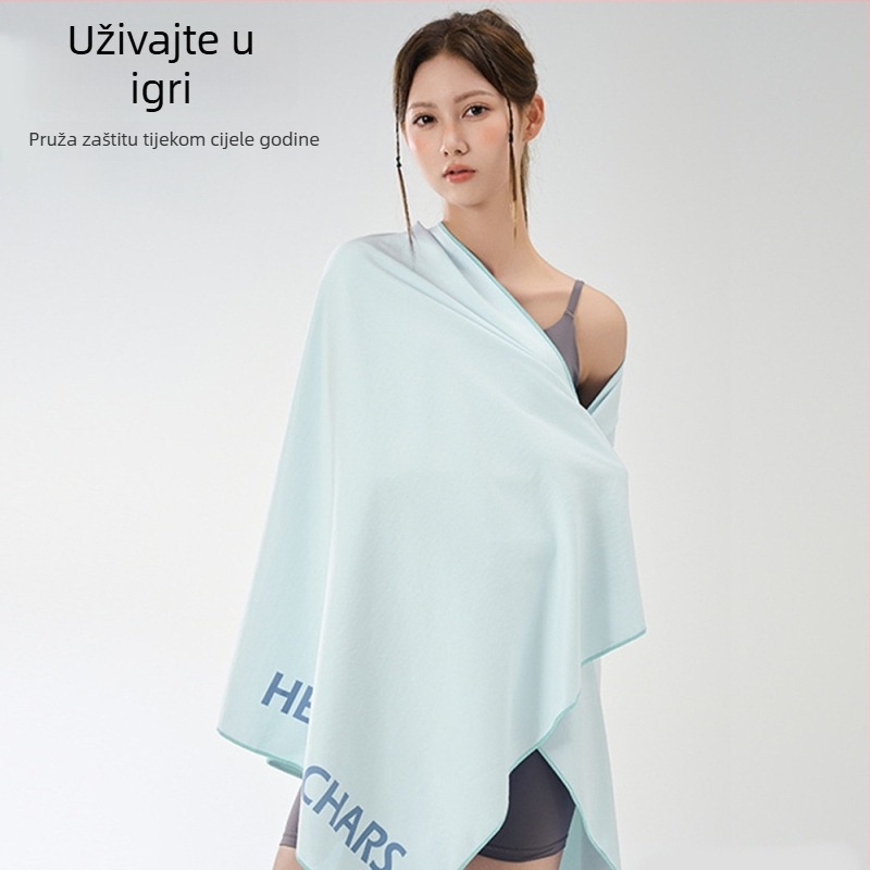 Personalizirani mikrovlaknasti ručnik za plažu, upija znoj i brzo se suši, dvostrano velur otisak, sportski ručnik