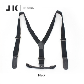 Jinkang Unisex elastične trake za hlače, 3 klipse, podesive, križne, sitotisk