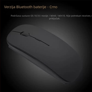 Bežični Bluetooth miš za MacBook, 1600 DPI, 3 tipke, punjiva