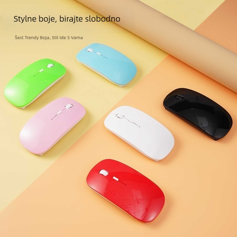 Bežična miš s 2.4G + Bluetooth, 1600 DPI, USB sučelje, 4 tipke